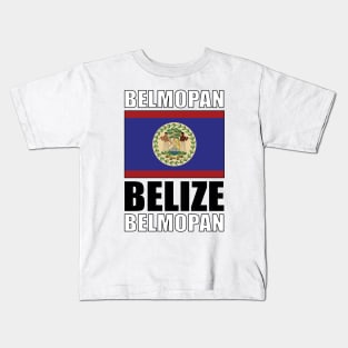 Flag of Belize Kids T-Shirt